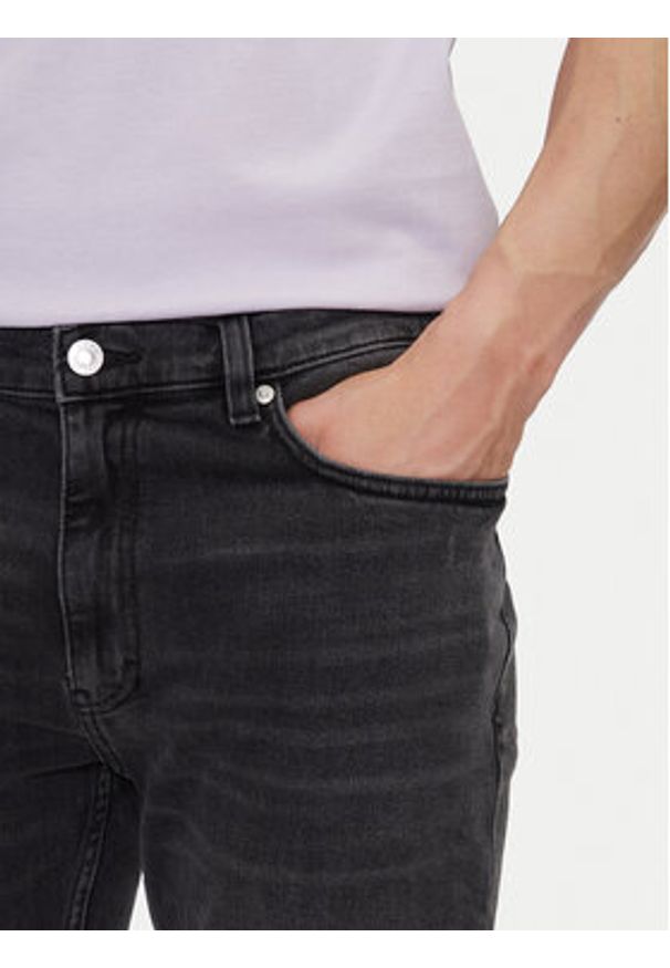 Hugo - HUGO Jeansy 50530591 Szary Extra Slim Fit. Kolor: szary