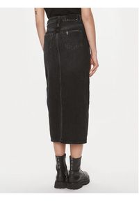 Liu Jo Spódnica jeansowa UF3169 D4861 Czarny Regular Fit. Kolor: czarny. Materiał: jeans, bawełna #5