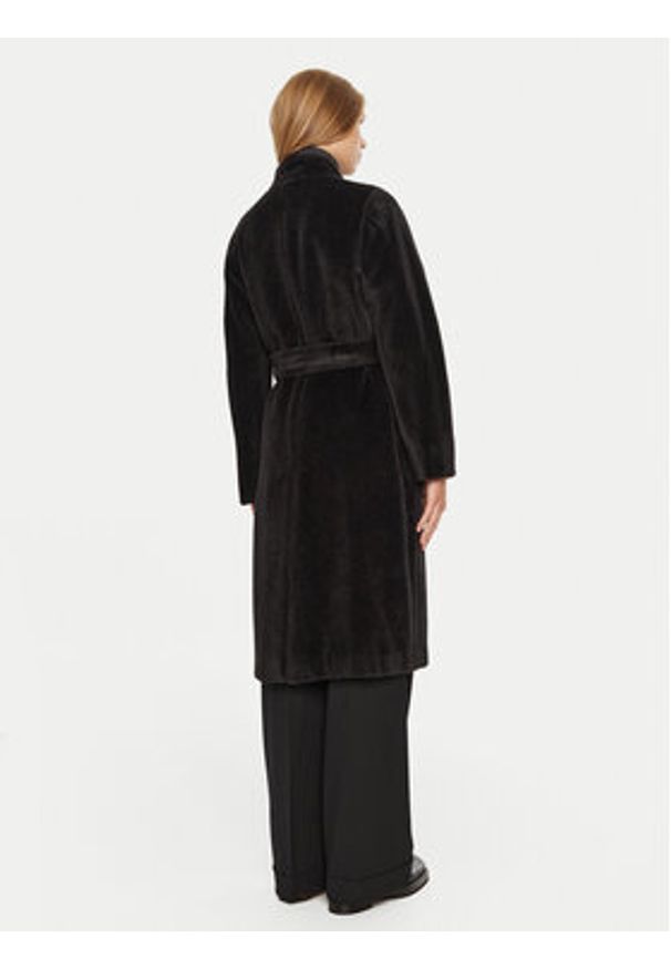 Marella Płaszcz wełniany Ofanto 2423016112 Czarny Regular Fit. Kolor: czarny. Materiał: wełna