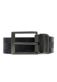 Guess - GUESS Czarny dwustronny męski pasek w monogram Reversible Logo Belt, Rozmiar M. Kolor: czarny. Styl: elegancki, casual #2