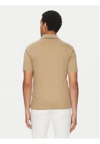 BOSS Polo Penrose 38 50469360 Beżowy Slim Fit. Typ kołnierza: polo. Kolor: beżowy. Materiał: bawełna #3
