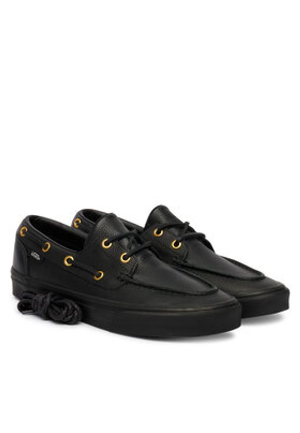 Vans Mokasyny 2-Eyelet VN000Z11CJK1 Czarny. Kolor: czarny. Materiał: skóra