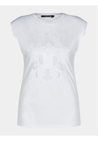 Marc Aurel Bluzka 7527 7000 73693 Biały Regular Fit. Kolor: biały. Materiał: bawełna