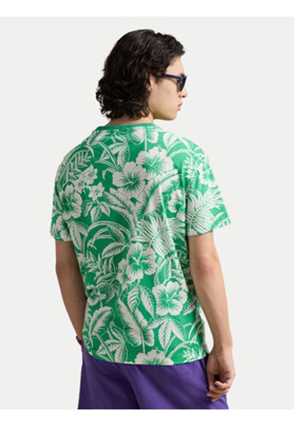 Polo Ralph Lauren T-Shirt 710B16614001 Zielony Regular Fit. Typ kołnierza: polo. Kolor: zielony. Materiał: bawełna