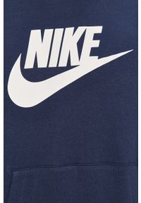 Nike Sportswear - Bluza. Typ kołnierza: kaptur. Kolor: niebieski. Materiał: dzianina #2