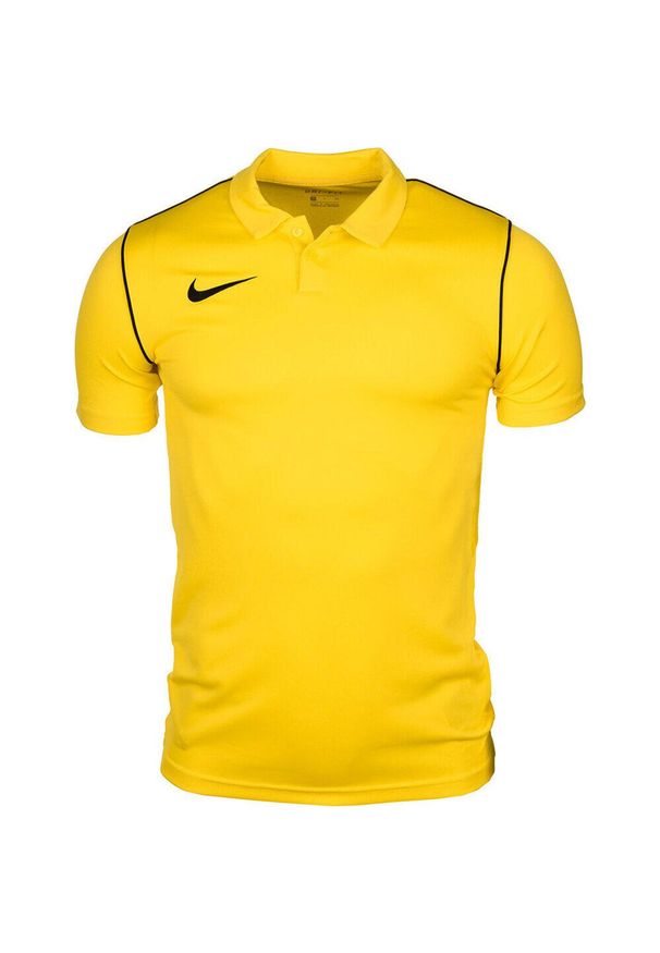 Koszulka sportowa dla dzieci Nike Dry Park 20 Polo. Typ kołnierza: polo. Kolor: żółty