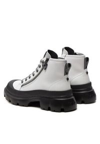 Karl Lagerfeld - KARL LAGERFELD Trapery Trekka KL43536 Biały. Kolor: biały. Materiał: skóra #5