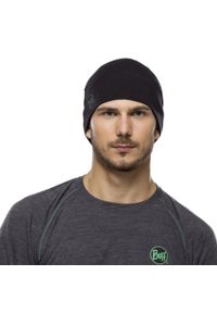 Czapka dla dorosłych Buff Merino Lightweight Beanie. Kolor: czarny, szary, wielokolorowy. Materiał: wełna. Styl: sportowy