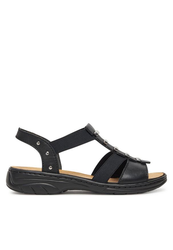 Sandały Rieker. Kolor: czarny