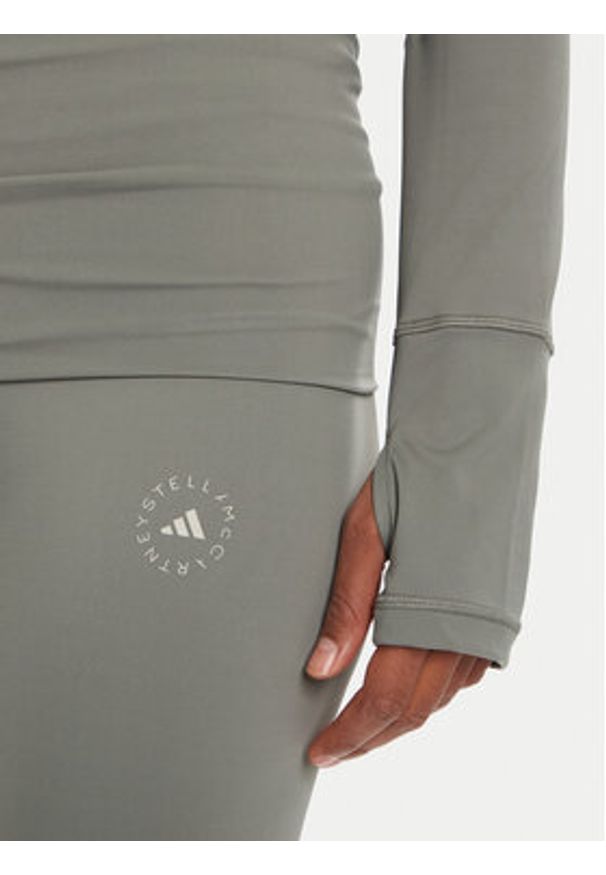 Adidas by Stella McCartney - adidas by Stella McCartney Legginsy True Strength JW4538 Zielony Slim Fit. Kolor: zielony. Materiał: syntetyk