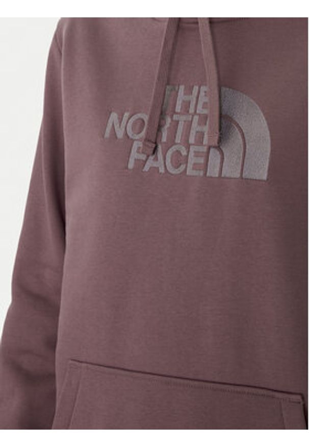 The North Face Bluza Drew Peak NF0A89EH Bordowy Regular Fit. Kolor: czerwony. Materiał: bawełna