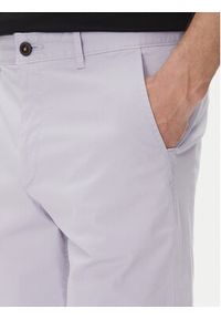 BOSS Szorty materiałowe Chino-Slim-Shorts 50536723 Fioletowy Regular Fit. Kolor: fioletowy. Materiał: bawełna