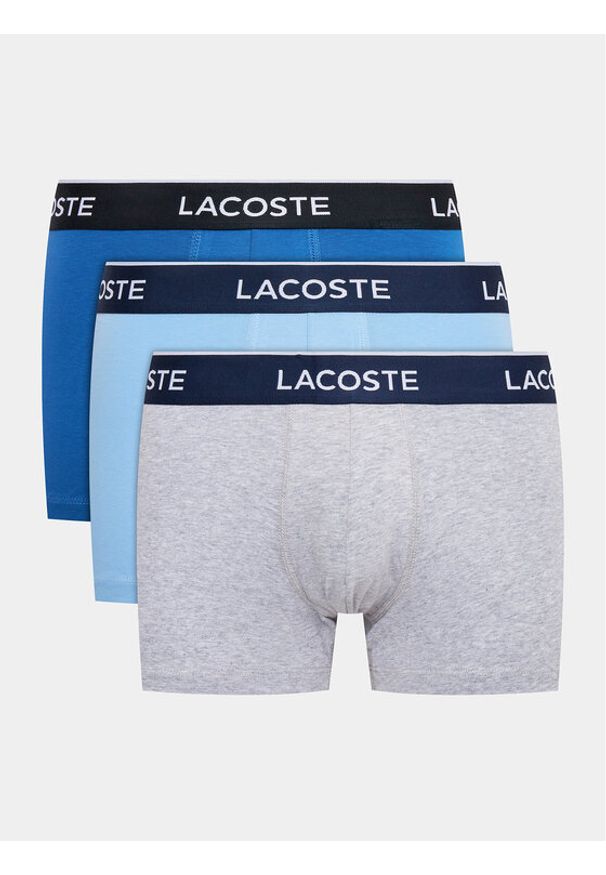 Lacoste Komplet 3 par bokserek 5H3389 Kolorowy. Materiał: bawełna. Wzór: kolorowy