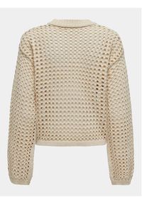 JDY Sweter Ronda 15317229 Beżowy Regular Fit. Kolor: beżowy. Materiał: syntetyk #2