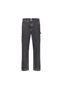 Lee - LEE MĘSKIE SPODNIE JEANSOWE CARPENTER BLACK STONE 112355778 #6