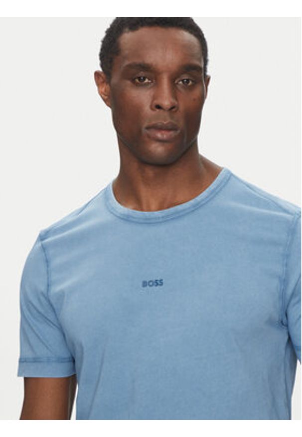BOSS T-Shirt Tokks 50502173 Niebieski Regular Fit. Kolor: niebieski. Materiał: bawełna