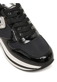 Voile Blanche Sneakersy Merry S. 2019126-06 Czarny. Kolor: czarny. Materiał: skóra, lakier