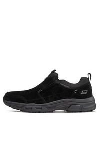 skechers - Skechers Trekkingi Rydock 237282/BBK Czarny. Kolor: czarny. Materiał: zamsz, skóra. Sport: turystyka piesza