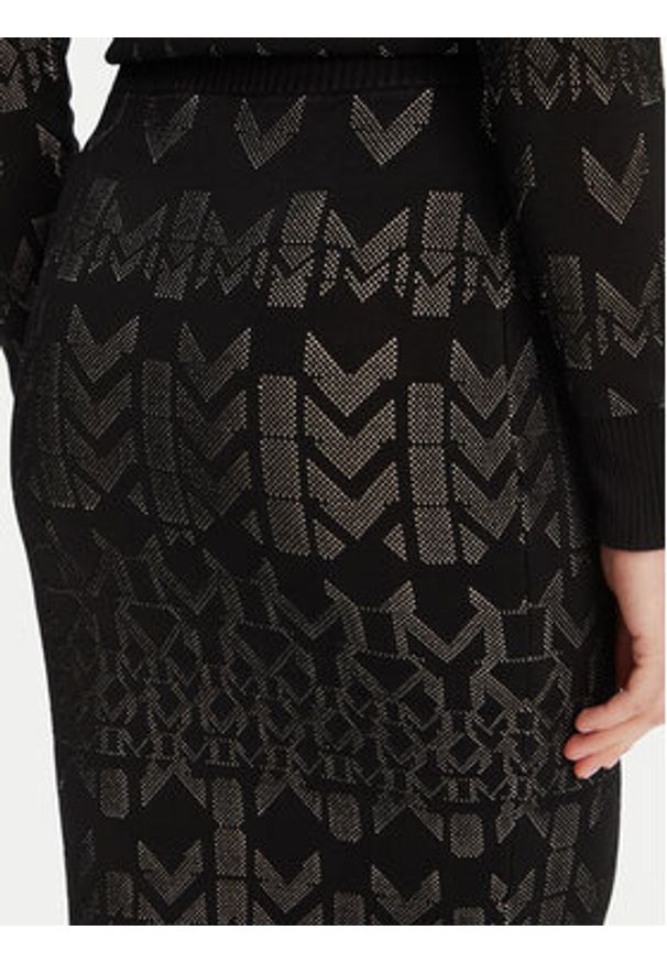 Marciano Guess Spódnica ołówkowa 5YGD16 5877Z Czarny Slim Fit. Kolor: czarny. Materiał: wiskoza