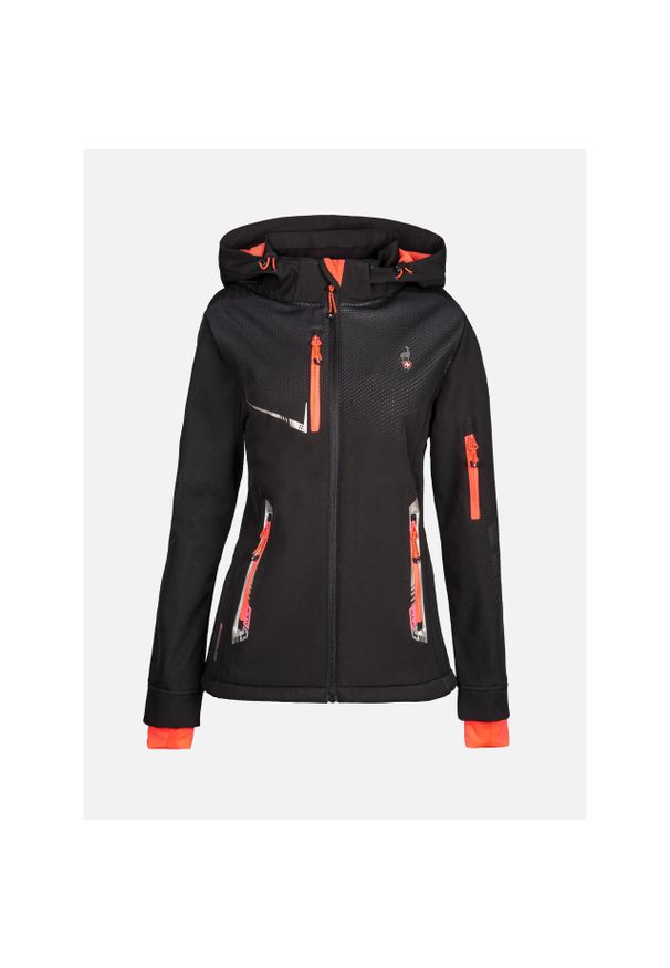 Damska kurtka wodoodporna Aulp Nelka. Kolor: czarny. Sport: fitness