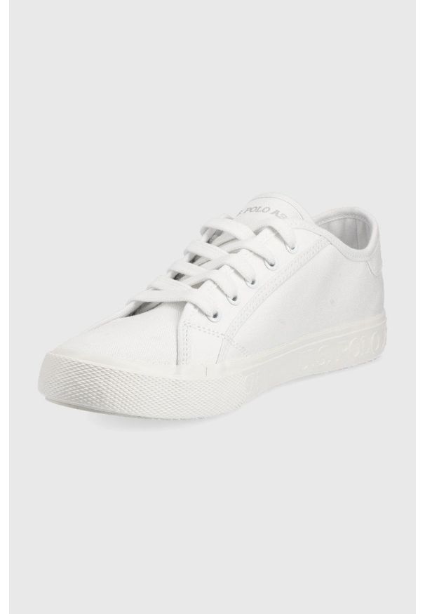 U.S. Polo Assn. tenisówki damskie kolor biały. Zapięcie: sznurówki. Kolor: biały. Materiał: guma