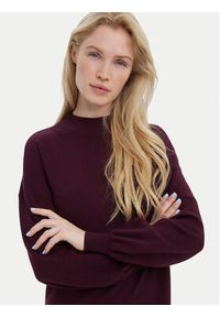 Vero Moda Sukienka dzianinowa Nancy 10249116 Fioletowy Loose Fit. Kolor: fioletowy. Materiał: syntetyk