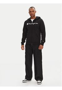 Champion Bluza 220728 Czarny Slim Fit. Kolor: czarny. Materiał: bawełna, syntetyk #6