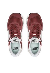 New Balance Sneakersy U574MR2 Bordowy. Kolor: czerwony. Materiał: zamsz, skóra. Model: New Balance 574 #5