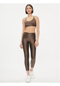 Reebok Legginsy Lux IL4584 Zielony Tight Fit. Kolor: zielony. Materiał: syntetyk