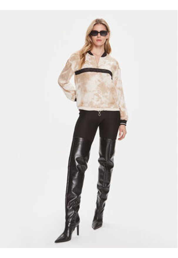 Liu Jo Bluza TA4018 J4623 Beżowy Regular Fit. Kolor: beżowy. Materiał: syntetyk