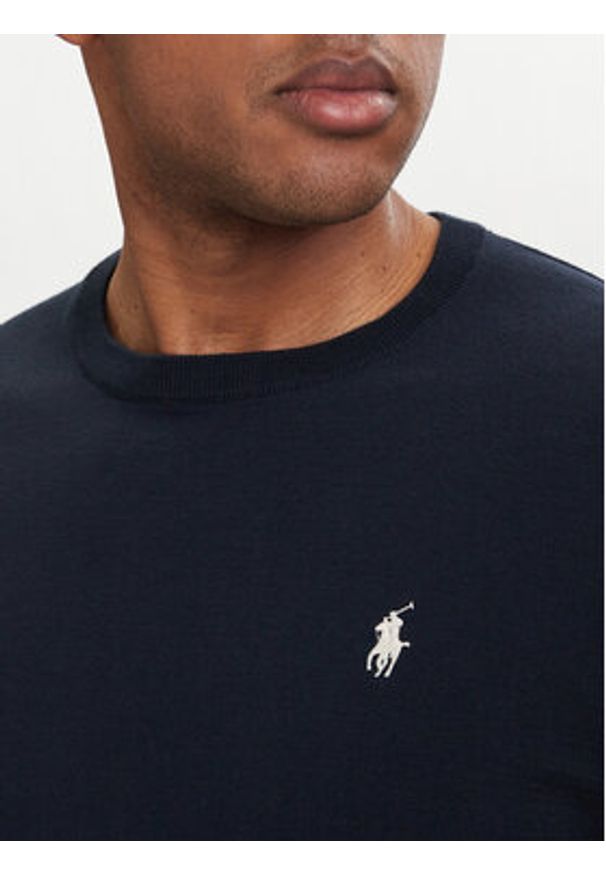 Polo Ralph Lauren T-Shirt 710980681001 Granatowy Regular Fit. Typ kołnierza: polo. Kolor: niebieski. Materiał: bawełna