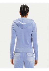 Juicy Couture Bluza Robertson JCAP176 Niebieski Slim Fit. Kolor: niebieski. Materiał: syntetyk #3