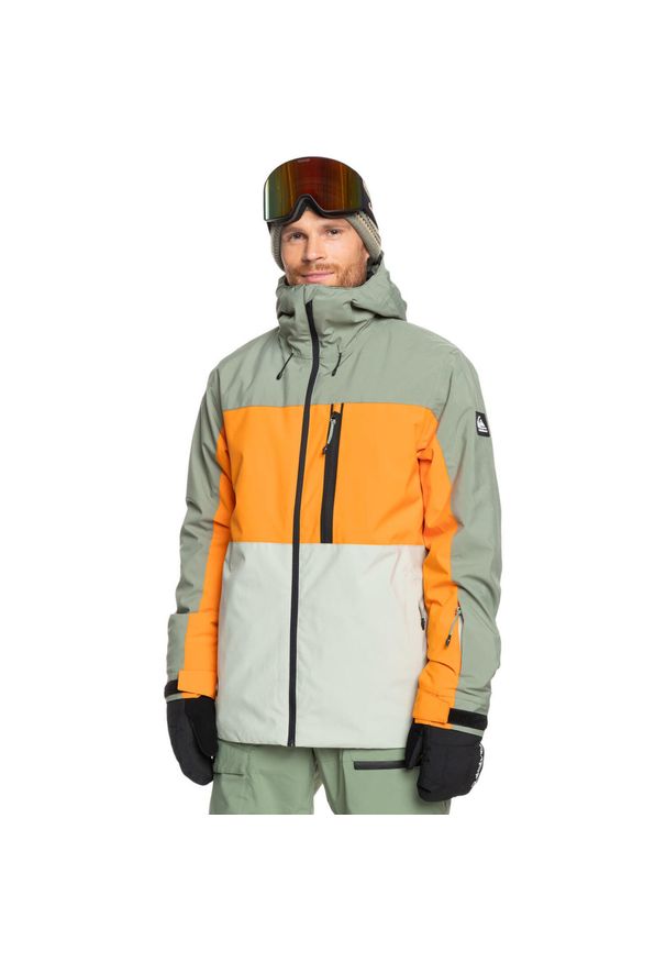 Quiksilver - Kurtka śnieżna dla Mężczyzn SYCAMORE. Kolor: niebieski. Materiał: poliester, materiał. Sezon: zima. Sport: narciarstwo