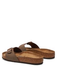 Birkenstock Klapki Madrid 0040091 Brązowy. Kolor: brązowy. Materiał: skóra #5