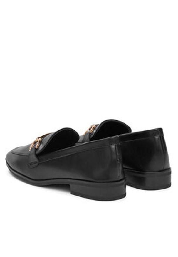 DeeZee Loafersy DXF26165-231001 Czarny. Kolor: czarny. Materiał: skóra
