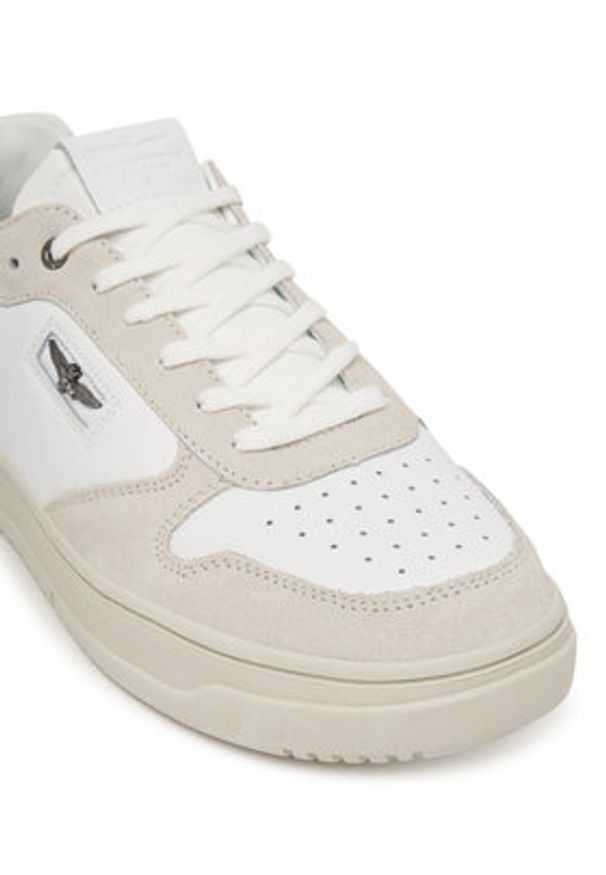 Aeronautica Militare Sneakersy 252SC0235UPL00244 Biały. Kolor: biały. Materiał: skóra