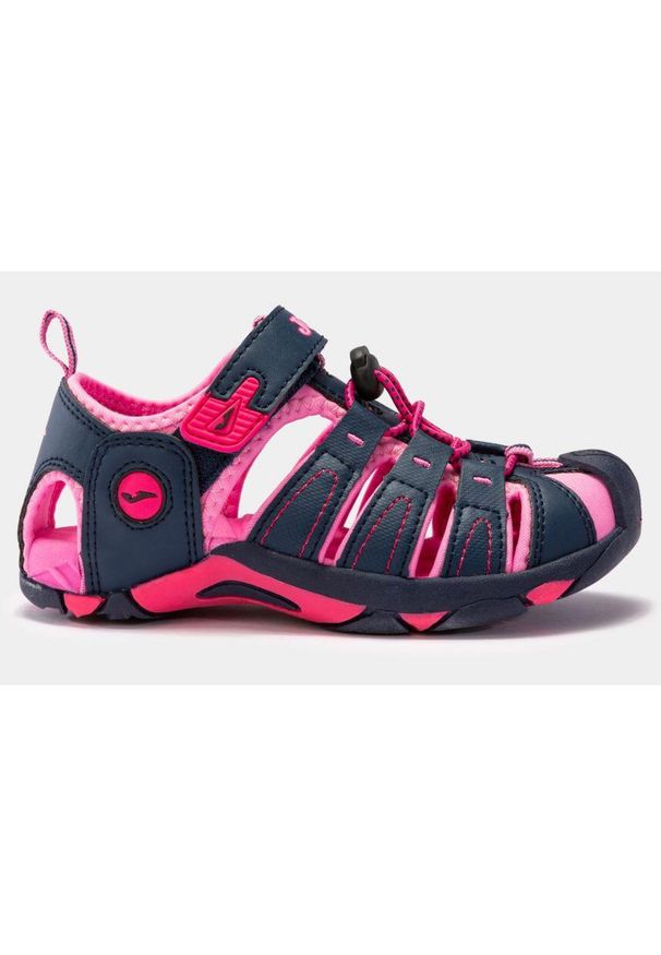 Sandalias Joma S. Seven Jr Navy/Fucsia dla Dzieci Rozmiar 32. Okazja: na spacer. Kolor: różowy. Materiał: guma. Sport: turystyka piesza