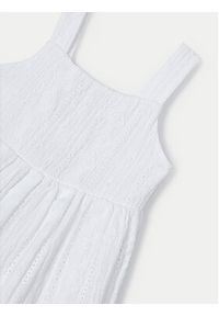 Mayoral Sukienka letnia 3950 Biały Regular Fit. Kolor: biały. Materiał: syntetyk. Sezon: lato #4