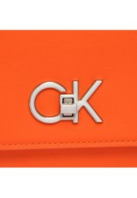Calvin Klein Torebka Re-Lock Ew Conv Crossbody K60K611084 Pomarańczowy. Kolor: pomarańczowy. Materiał: skórzane #2