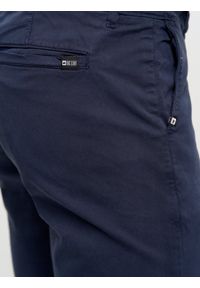Big-Star - Spodnie chinosy męskie granatowe Erhat 404. Kolor: niebieski. Styl: klasyczny, elegancki #3