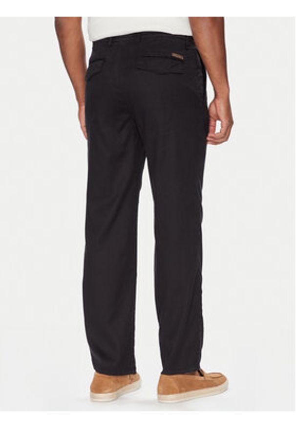 Baldessarini Spodnie materiałowe B1 16849.2266 Czarny Regular Fit. Kolor: czarny. Materiał: bawełna