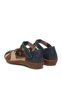 Rieker Sandały CEO-M1655-14 Granatowy. Kolor: niebieski. Materiał: skóra #2