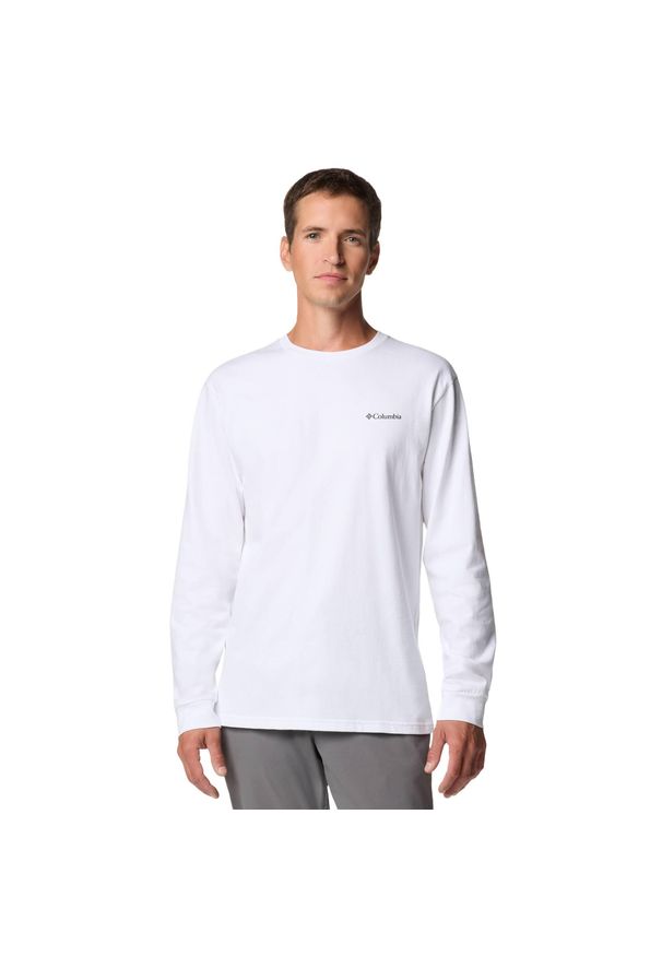columbia - Bluza męska Columbia Explorers Canyon. Kolor: biały. Styl: sportowy. Sport: turystyka piesza