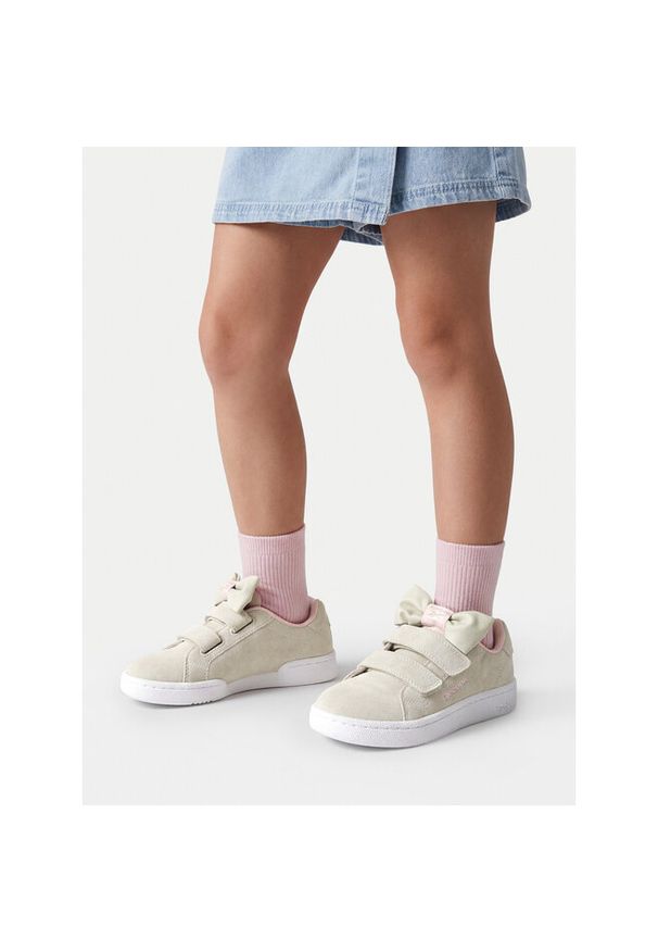 Sneakersy Reebok. Kolor: beżowy