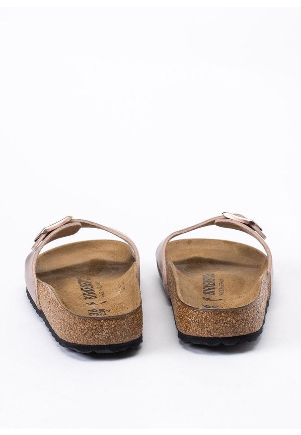 Birkenstock - BIRKENSTOCK MADRID BF Klapki damskie. Okazja: na co dzień, na spacer, do pracy. Kolor: różowy. Styl: casual