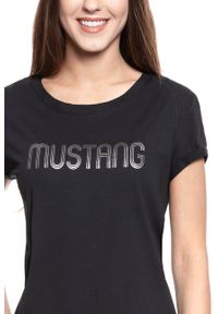 Mustang - MUSTANG T SHIRT DAMSKI Alina C Print CAVIAR 1008401 4132. Wzór: nadruk #8