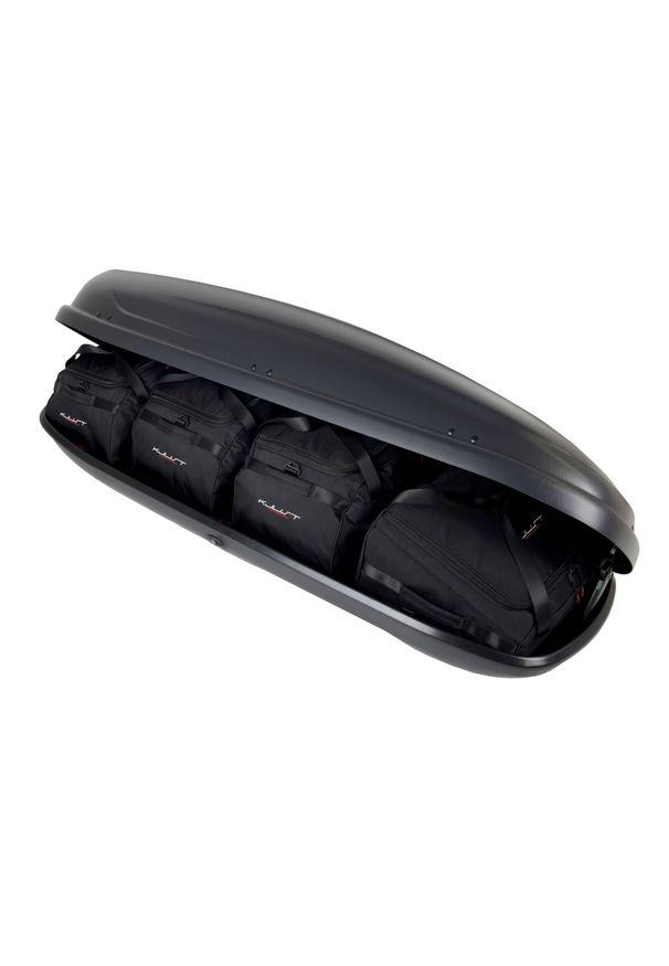 KJUST - Torby Do Boksu Dachowego Interpack Traxer 6.2 4Szt Kjust. Kolor: czarny. Styl: sportowy