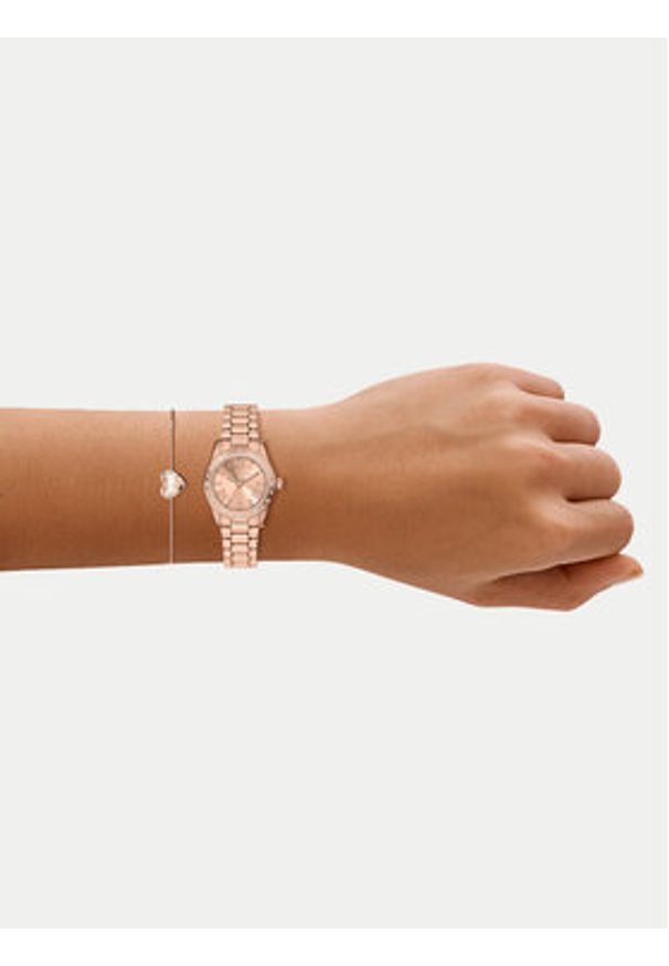Michael Kors Zestaw zegarek i bransoletka Lexington Set MK4994SET Różowy. Kolor: różowy