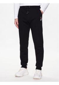 Karl Lagerfeld - Spodnie dresowe KARL LAGERFELD. Kolor: czarny. Materiał: dresówka, bawełna #1