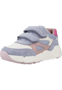Geox - Buty GEOX B FLEXYPER MINI GIRL Niebieski. Kolor: niebieski. Materiał: tkanina. Sport: turystyka piesza #1
